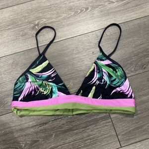 NWOT! Seafolly Las Palmas Fixed Tri Bra Swimsuit‎ Top